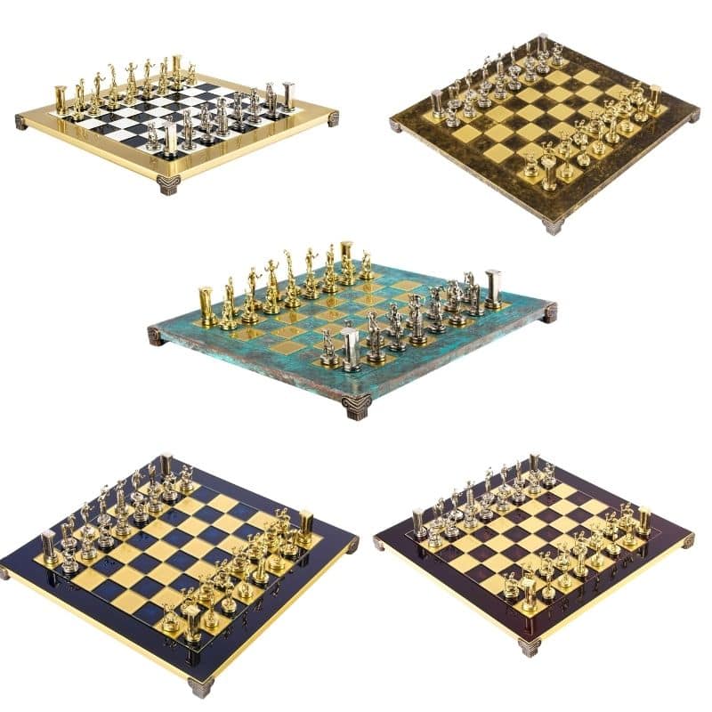 Schachspiel Griechisch - Minoan Krieger