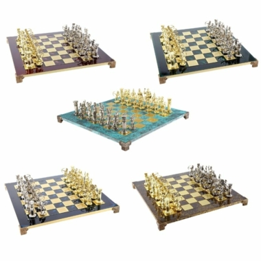 Schachspiel-Set Griechische Bogenschützen