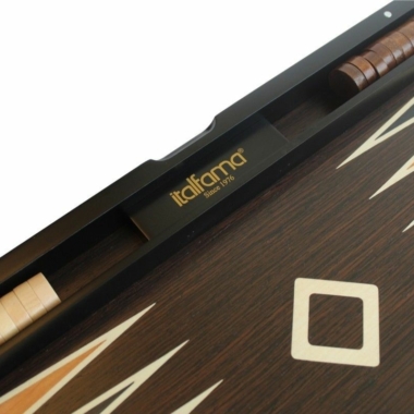 Coffret Multi-Jeux en Bois de Rose et Erable – Jeu d’Echecs et Backgammon Pliable