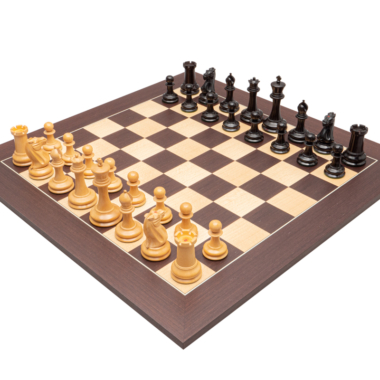 Jeu d’Échecs de Luxe JJ Cooke – Ébène & Wengé