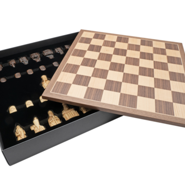 Ensemble d’Échecs Isle of Lewis – Pièces & Échiquier avec Coffret de Présentation