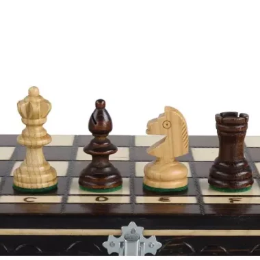 Schach- und Damenspiel-Set aus Kirschholz – Traditionelles 2-in-1-Spiel mit Staunton-Figuren