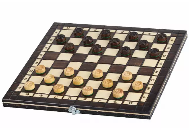 Schach- und Damenspiel-Set aus Kirschholz – Traditionelles 2-in-1-Spiel mit Staunton-Figuren