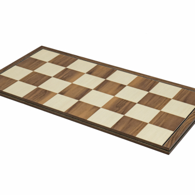 Ensemble d’Echecs Emerald – Pièces Staunton en Bois de Buis et Echiquier Pliable en Bois de Noyer et Erable