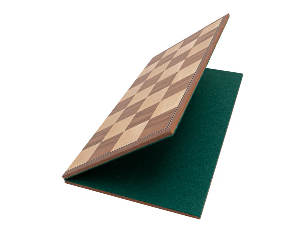 Ensemble d’échecs pliant Conquest en Noyer et Noir