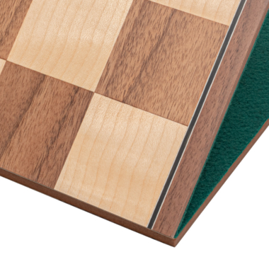 Ensemble d’échecs pliant Conquest en Noyer et Noir