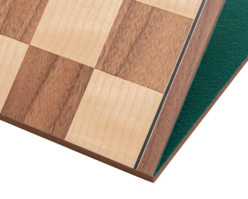 Ensemble d’échecs pliant Conquest en Noyer et Noir