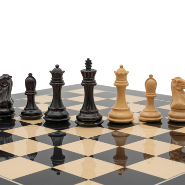 Ensemble d’échecs de compétition Staunton de luxe avec coffret