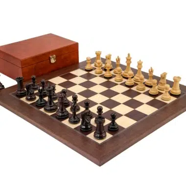 Windsor Schachspiel aus Palisanderholz mit Kassette – Le Palais Des Echecs