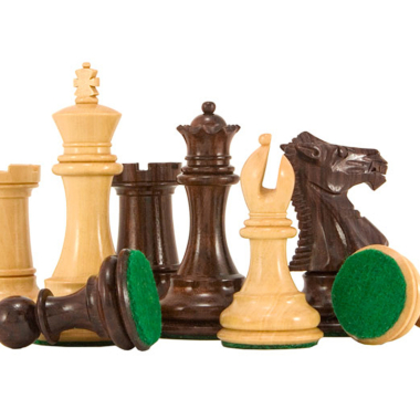 Oberseite der Könige des Windsor Holzschachspiels – Le Palais Des Echecs