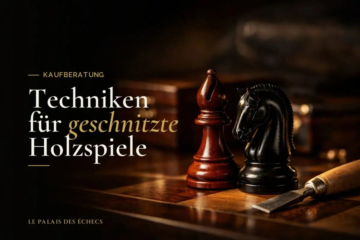 Techniken für geschnitzte Holzspiele
