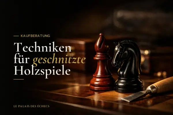 Techniken für geschnitzte Holzspiele