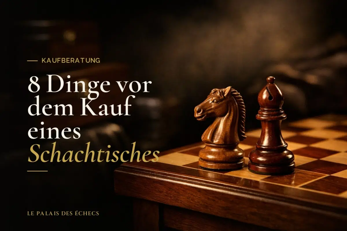8 Dinge vor dem Kauf eines Schachtisches