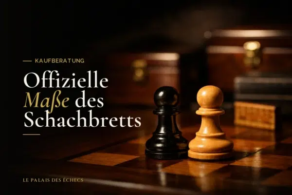 Offizielle Maße des Schachbretts