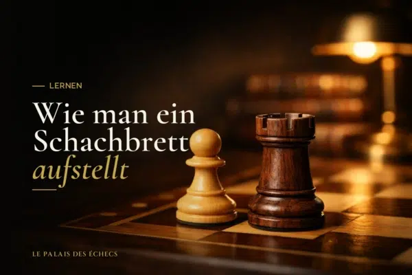 Wie man ein Schachbrett aufstellt