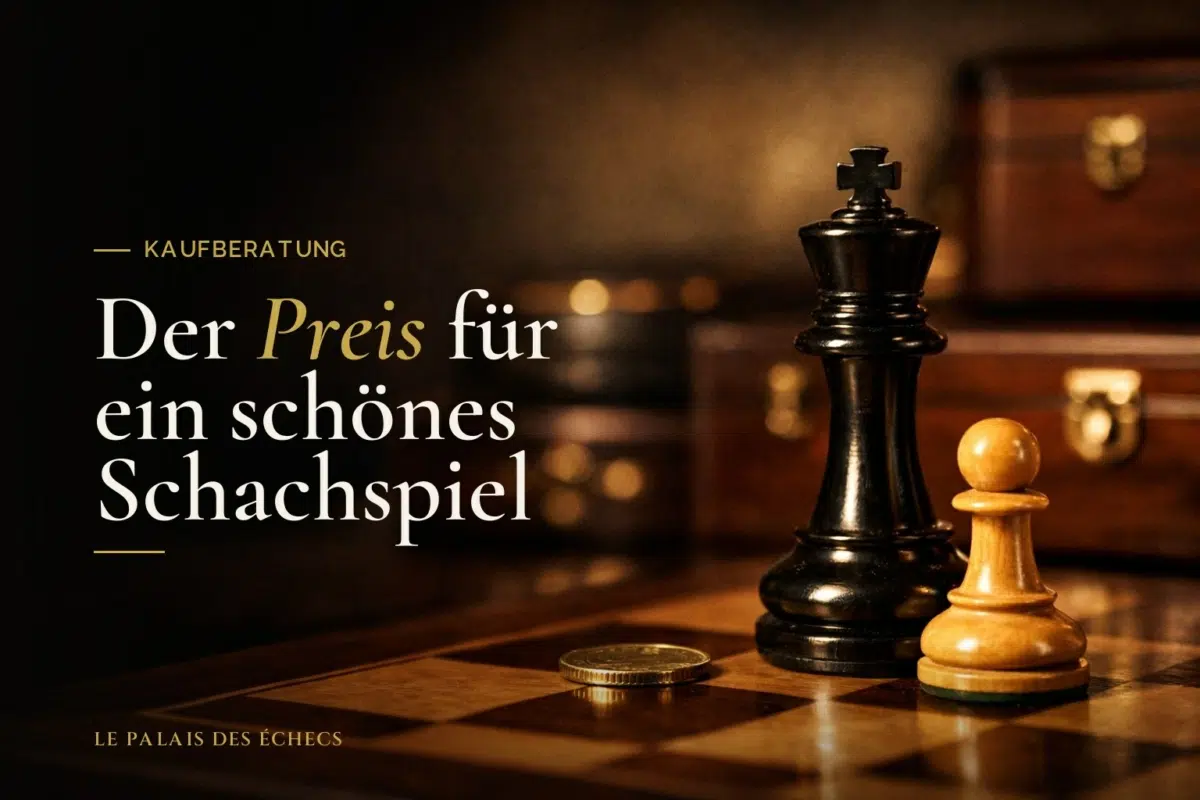 Der Preis für ein schönes Schachspiel