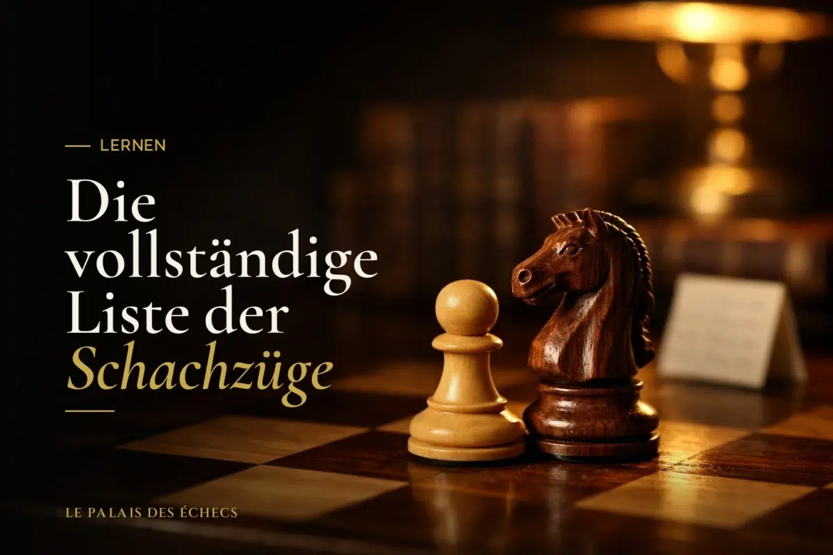 Die vollständige Liste der Schachzüge