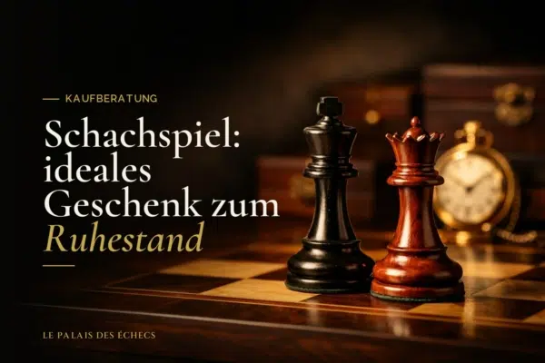 Schachspiel: ideales Geschenk zum Ruhestand