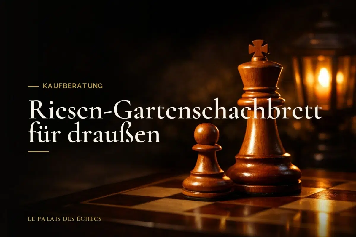 Riesen-Gartenschachbrett für draußen