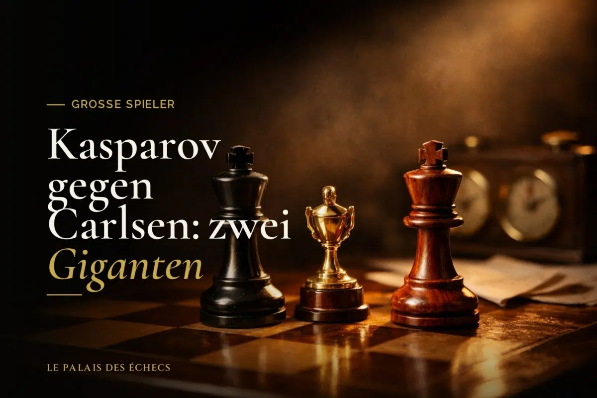 Kasparov gegen Carlsen: zwei Giganten