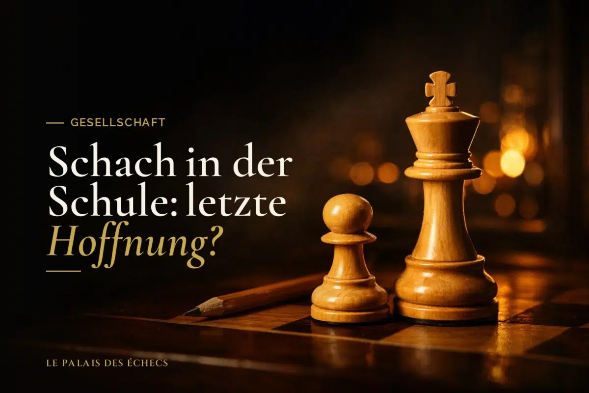 Schach in der Schule: letzte Hoffnung?