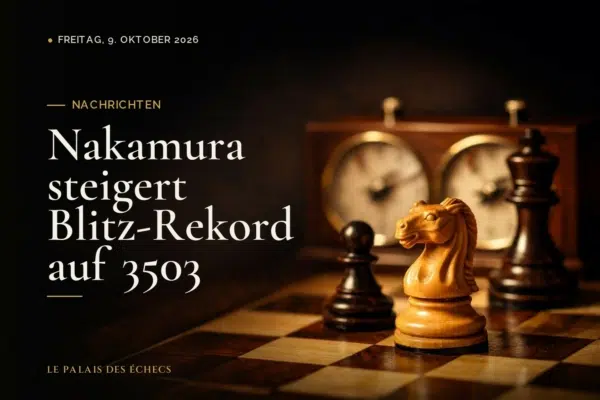 Nakamura steigert Blitz-Rekord auf 3503