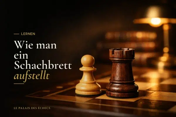 Wie man ein Schachbrett aufstellt